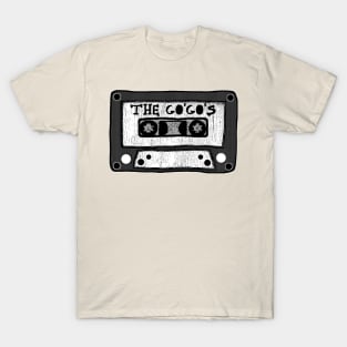 the gogos cassette black and white T-Shirt